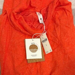 Daily Practice Orange Lightweight Top with Tags